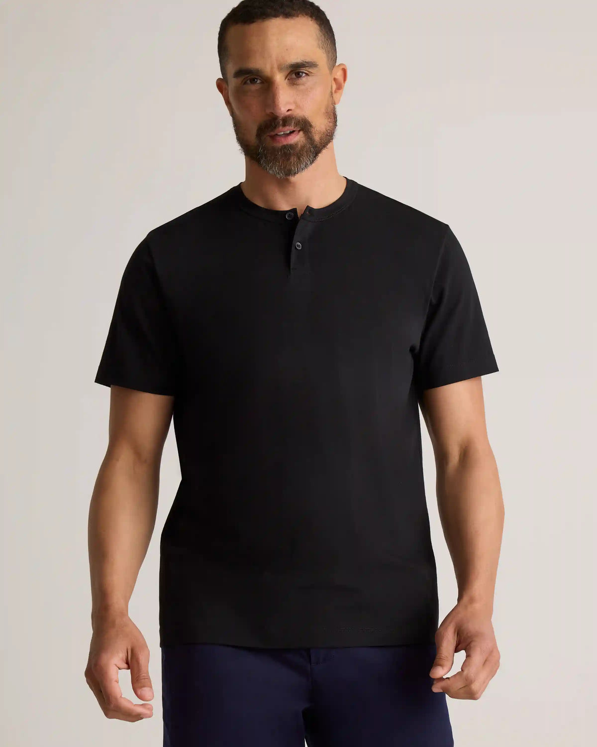 100% Pima Cotton Luxe Touch Henley