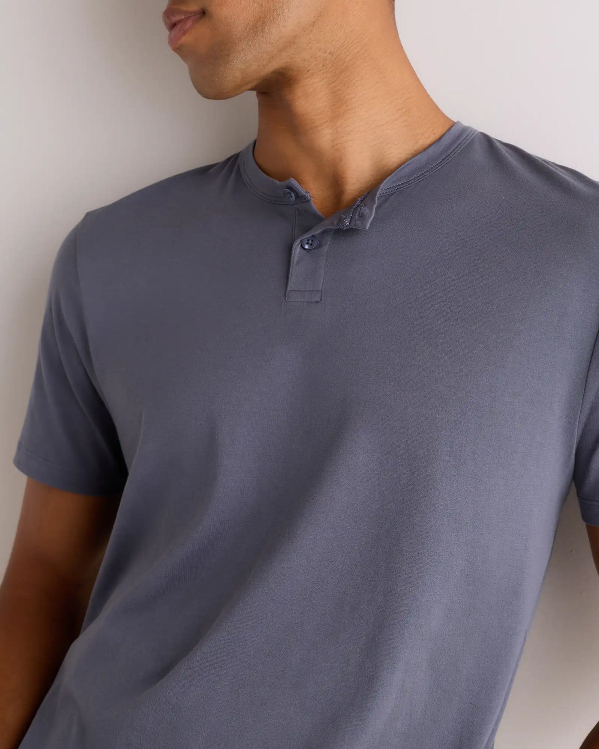 100% Pima Cotton Luxe Touch Henley