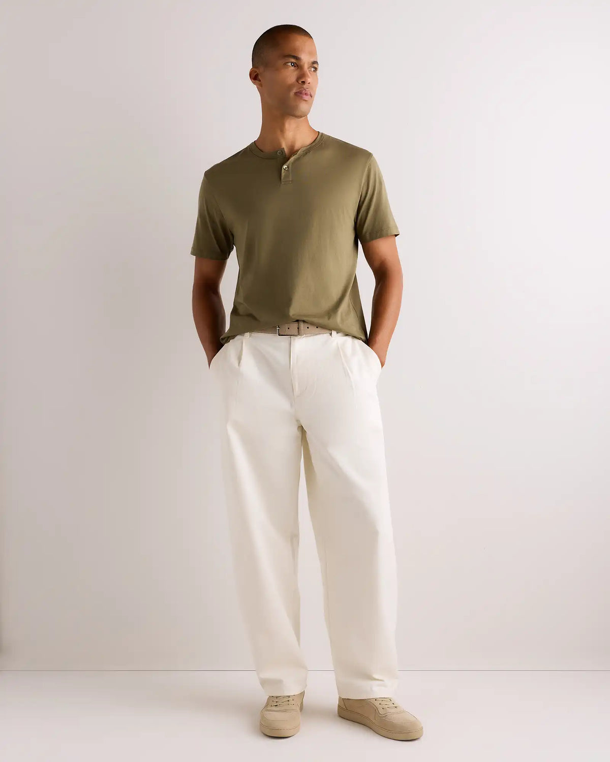 100% Pima Cotton Luxe Touch Henley