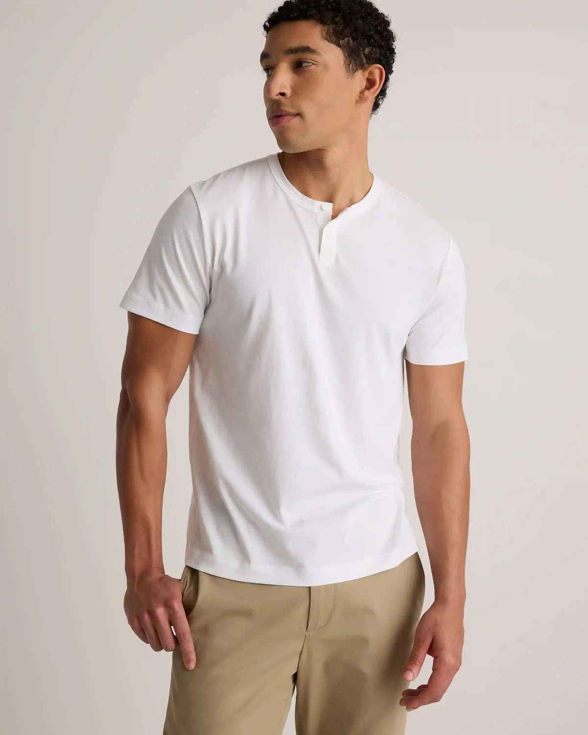 100% Pima Cotton Luxe Touch Henley