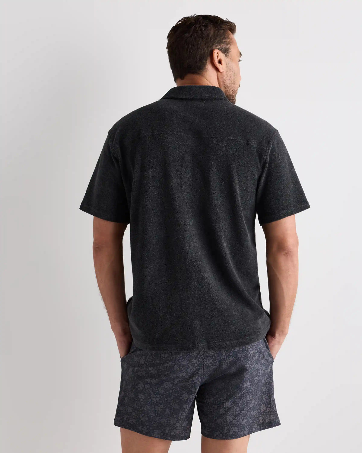 100% Organic Cotton Terry Towel Button Down Polo