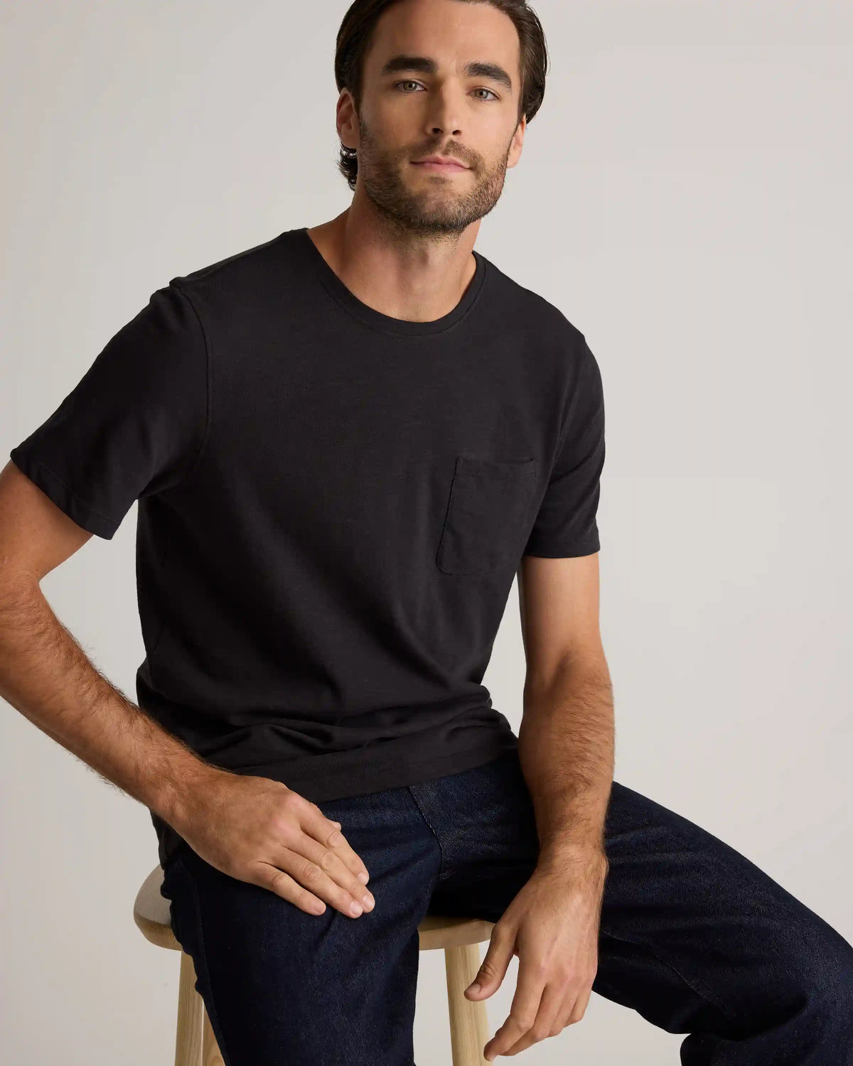 100% Organic Cotton Slub Pocket Tee