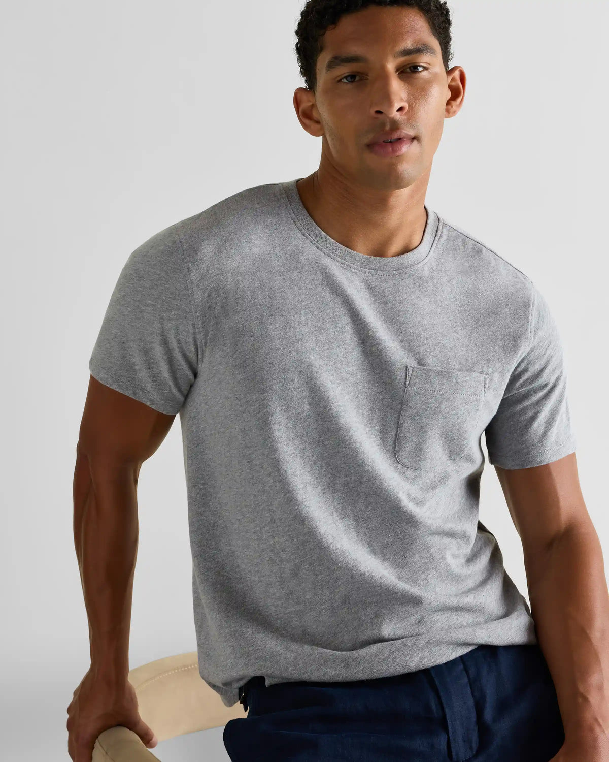 100% Organic Cotton Slub Pocket Tee