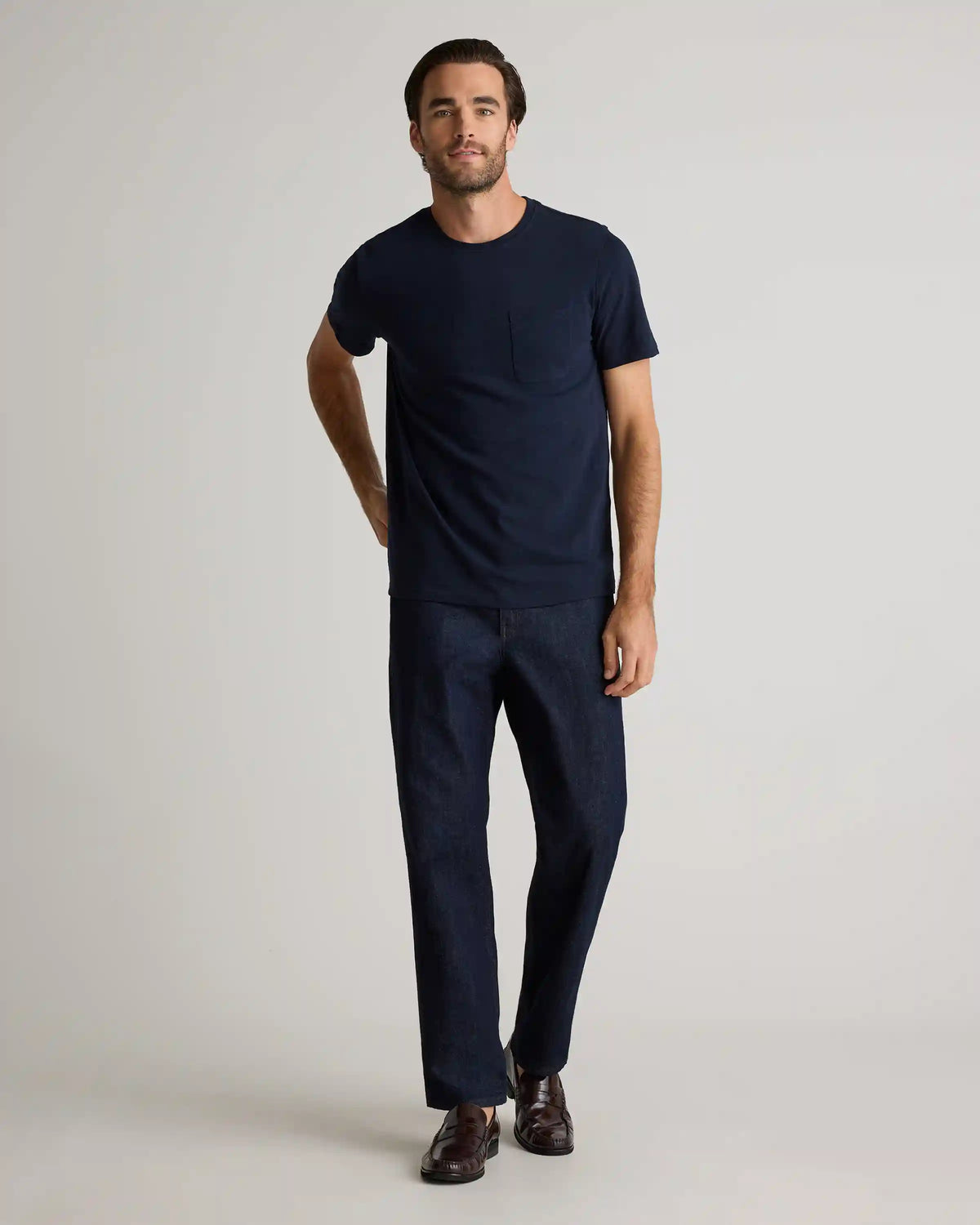 100% Organic Cotton Slub Pocket Tee