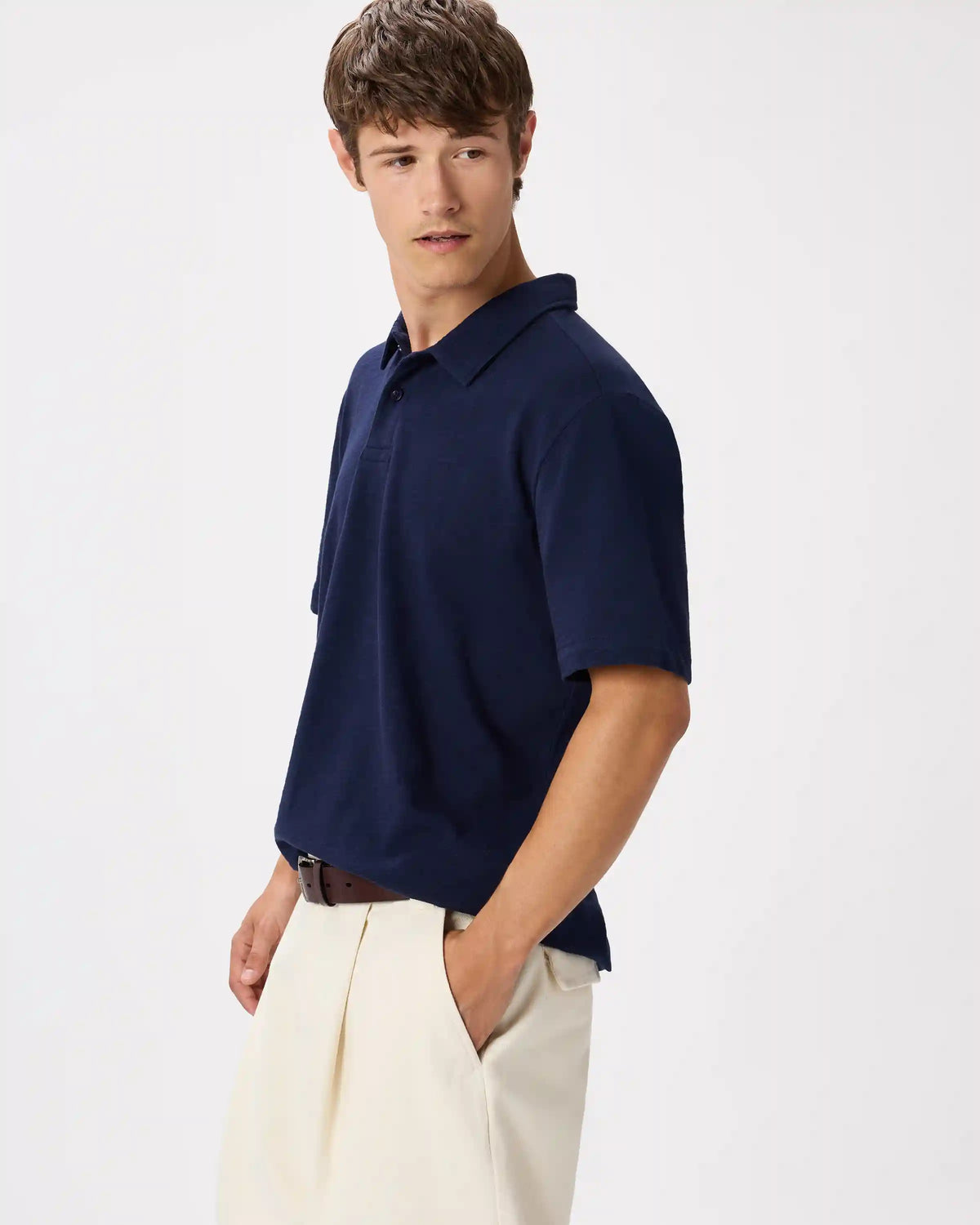 100% Organic Cotton Slub Polo