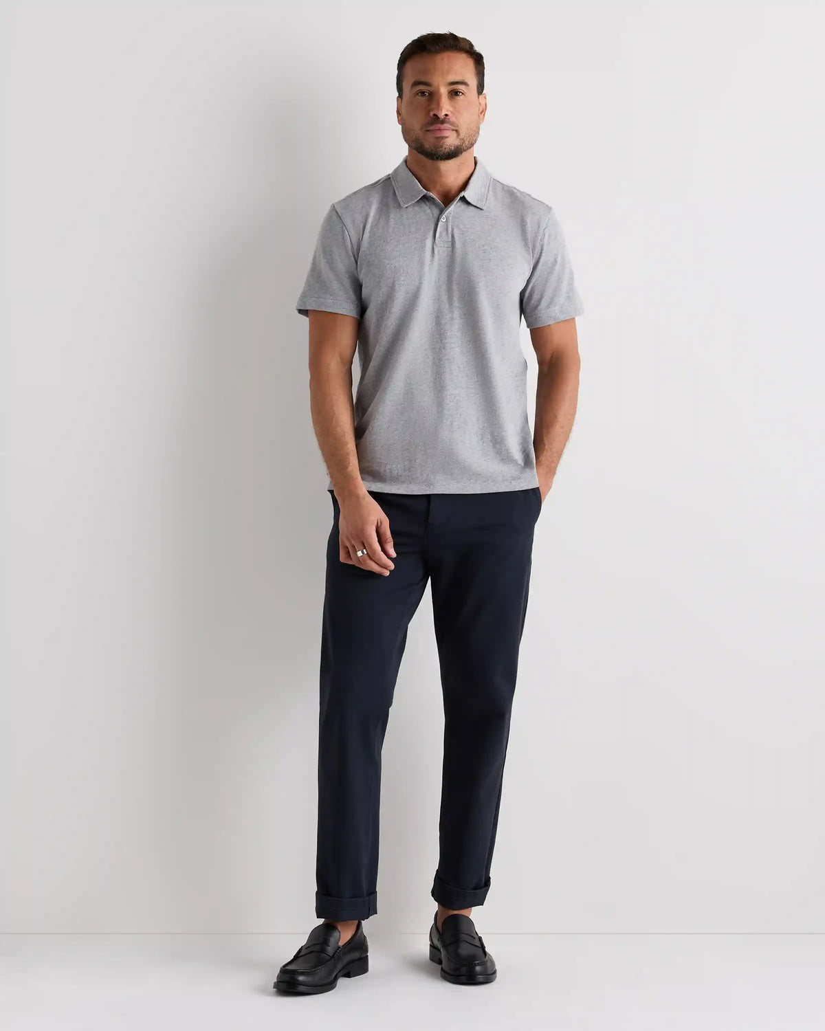 100% Organic Cotton Slub Polo