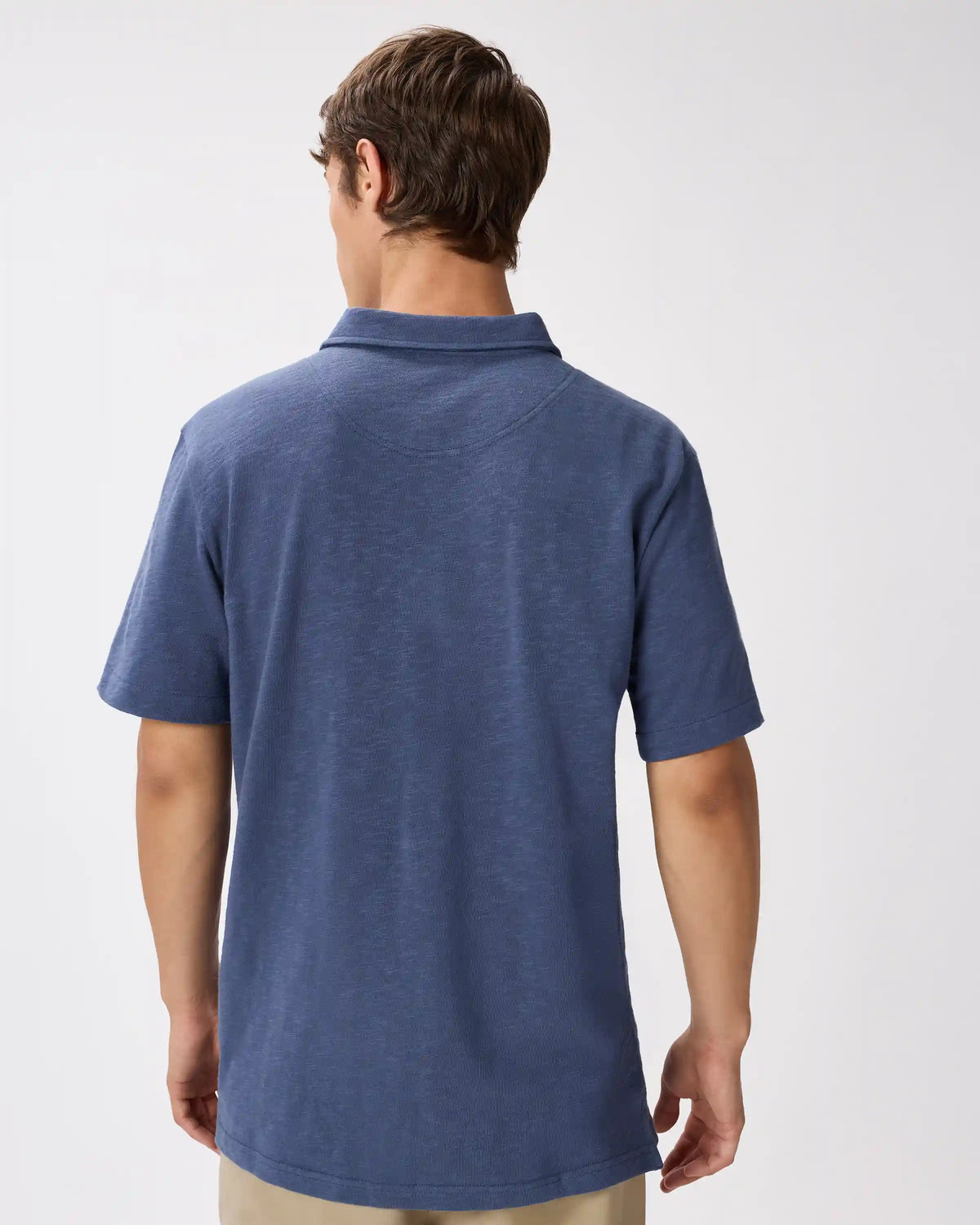 100% Organic Cotton Slub Polo