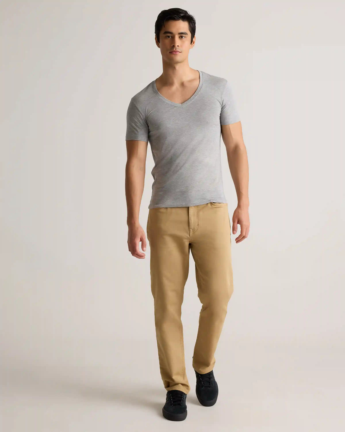 Soft Stretch V-Neck Undershirt (3-Pack)