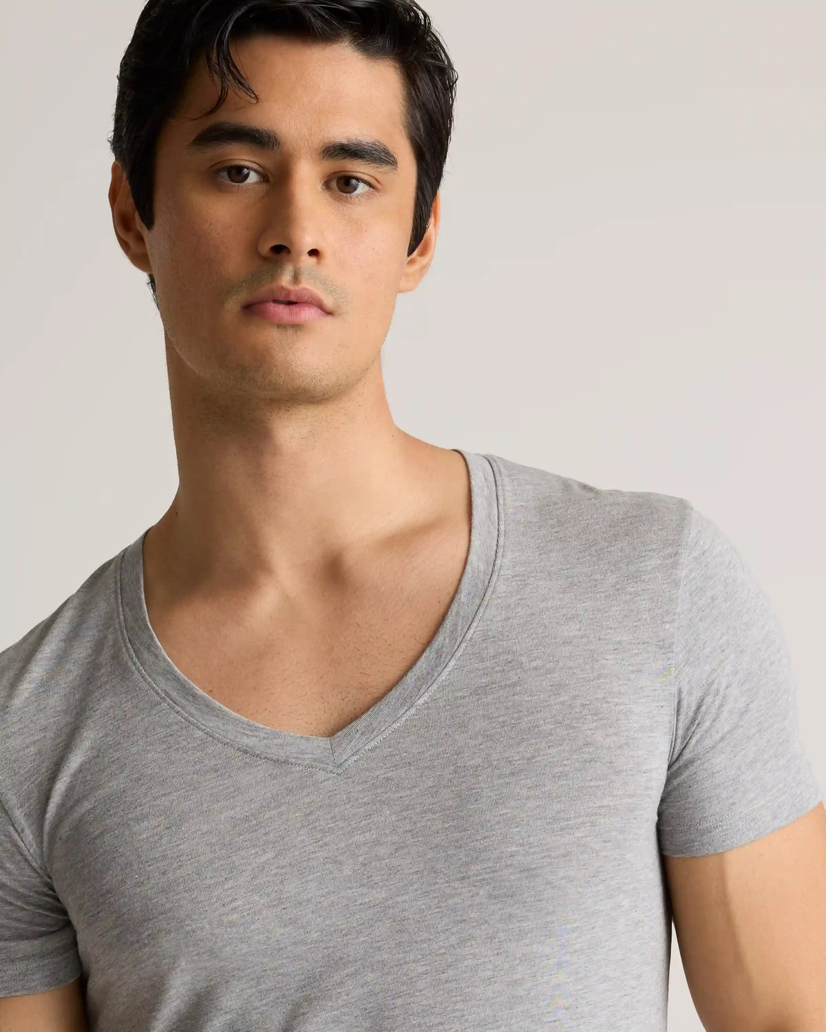 Soft Stretch V-Neck Undershirt (3-Pack)