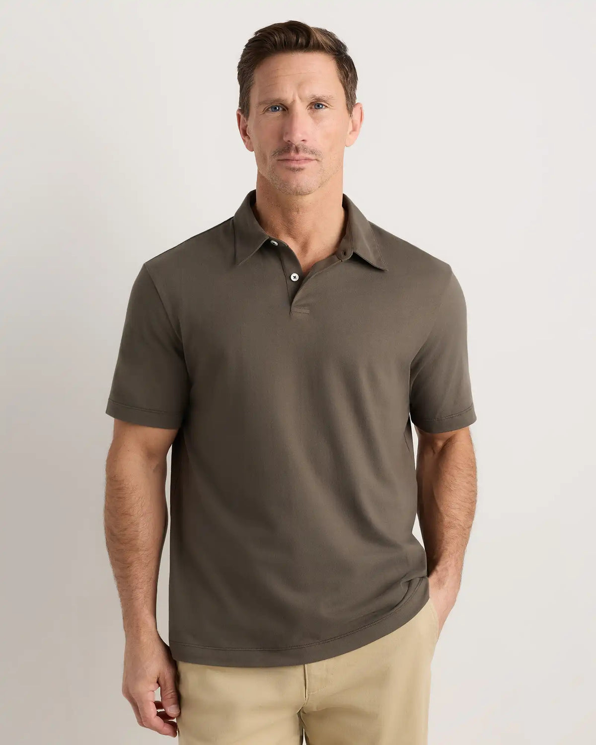 100% Organic Sueded Jersey Polo