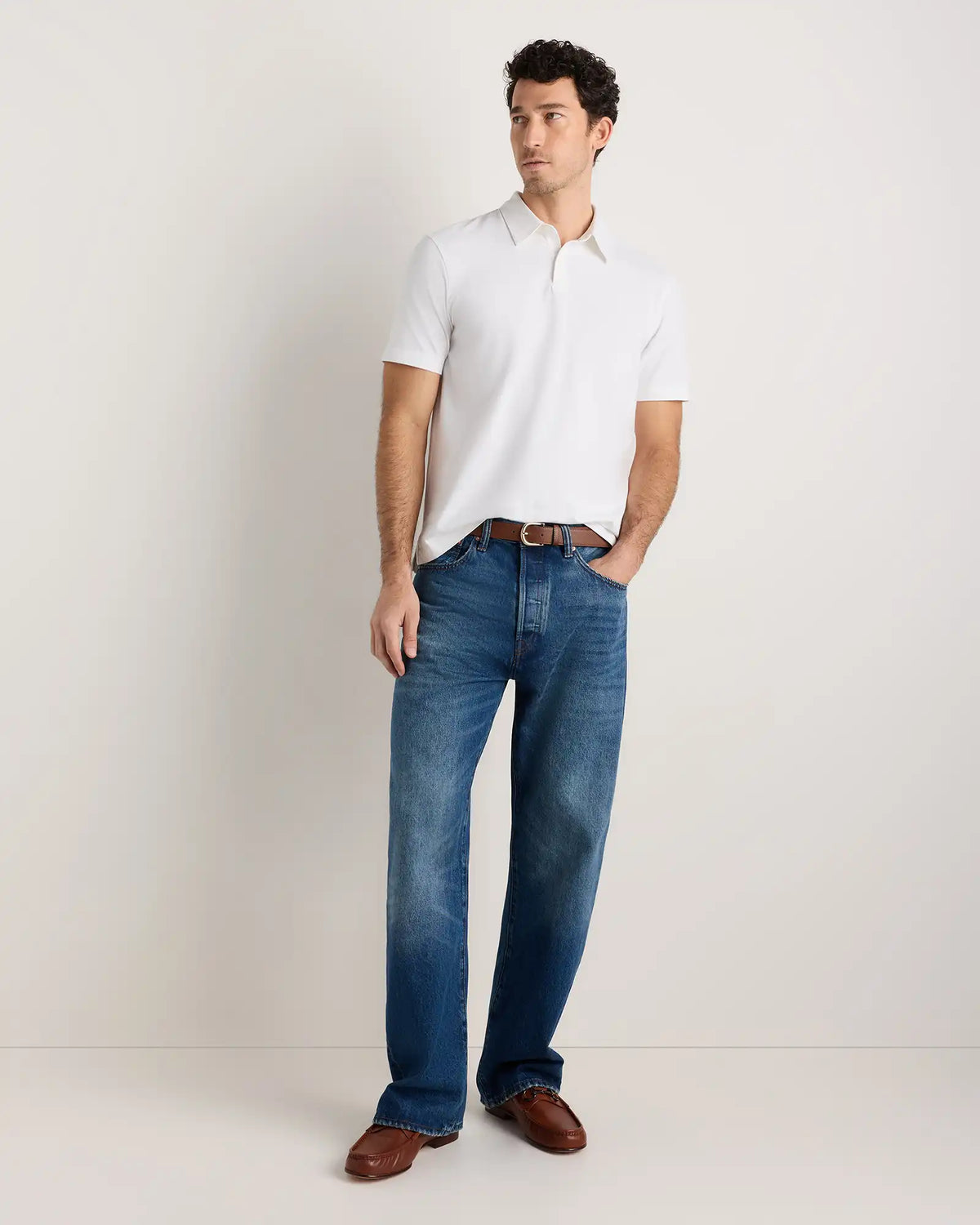100% Organic Sueded Jersey Polo