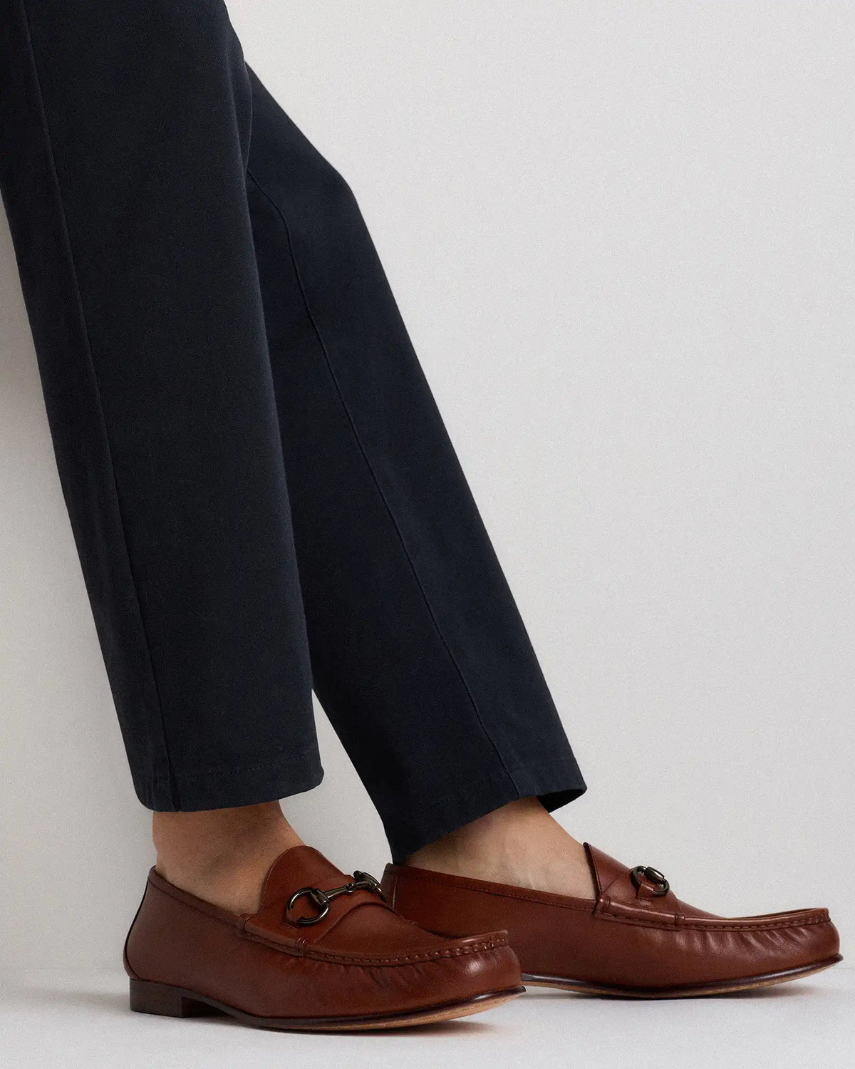 Calfskin Leather Horsebit Loafer