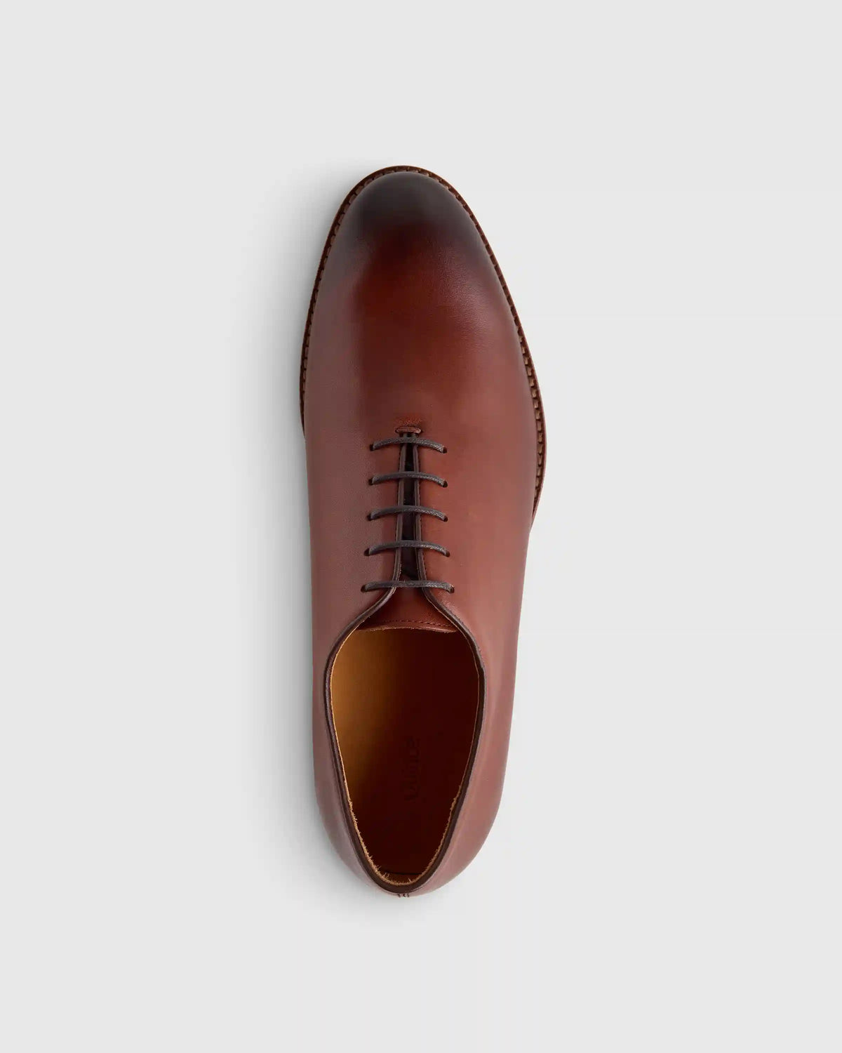 Calfskin Leather Plain Toe Oxford
