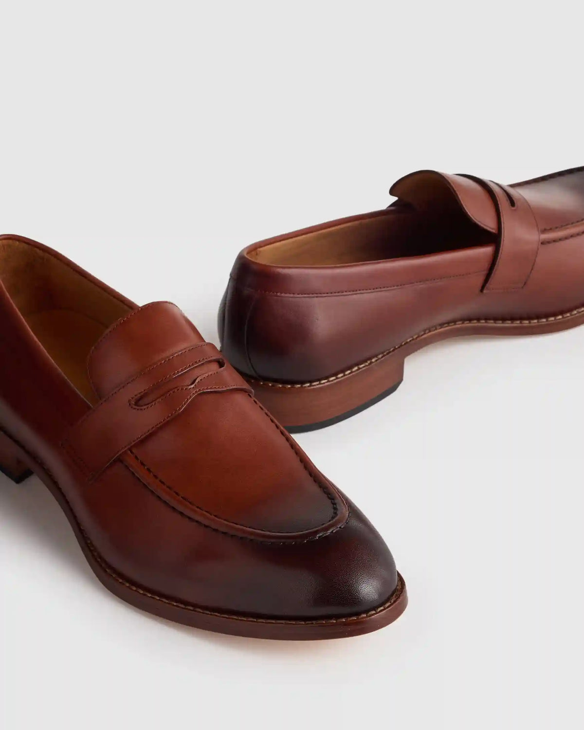 Calfskin Leather Penny Loafer