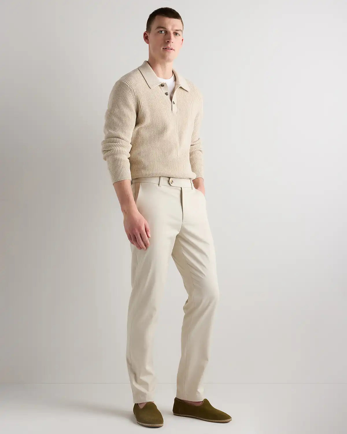Organic Non-Iron Chino Pants - Straight