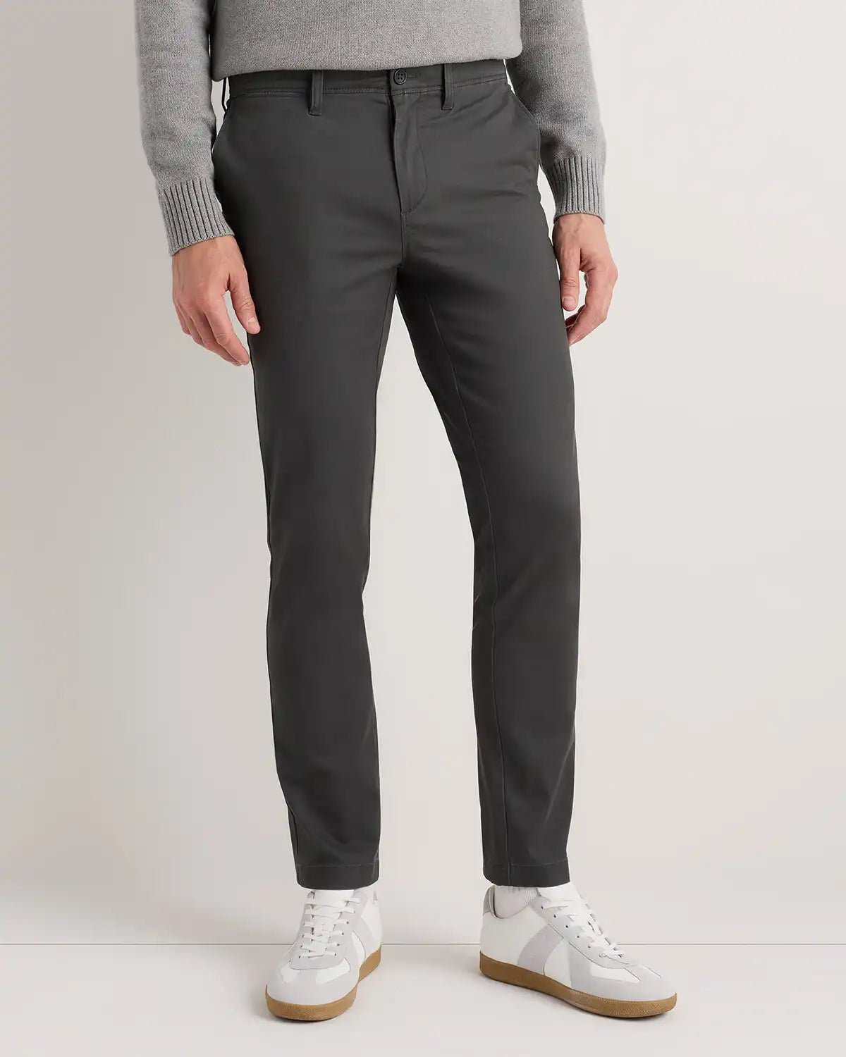Organic Cotton Stretch Chino Pants - Slim
