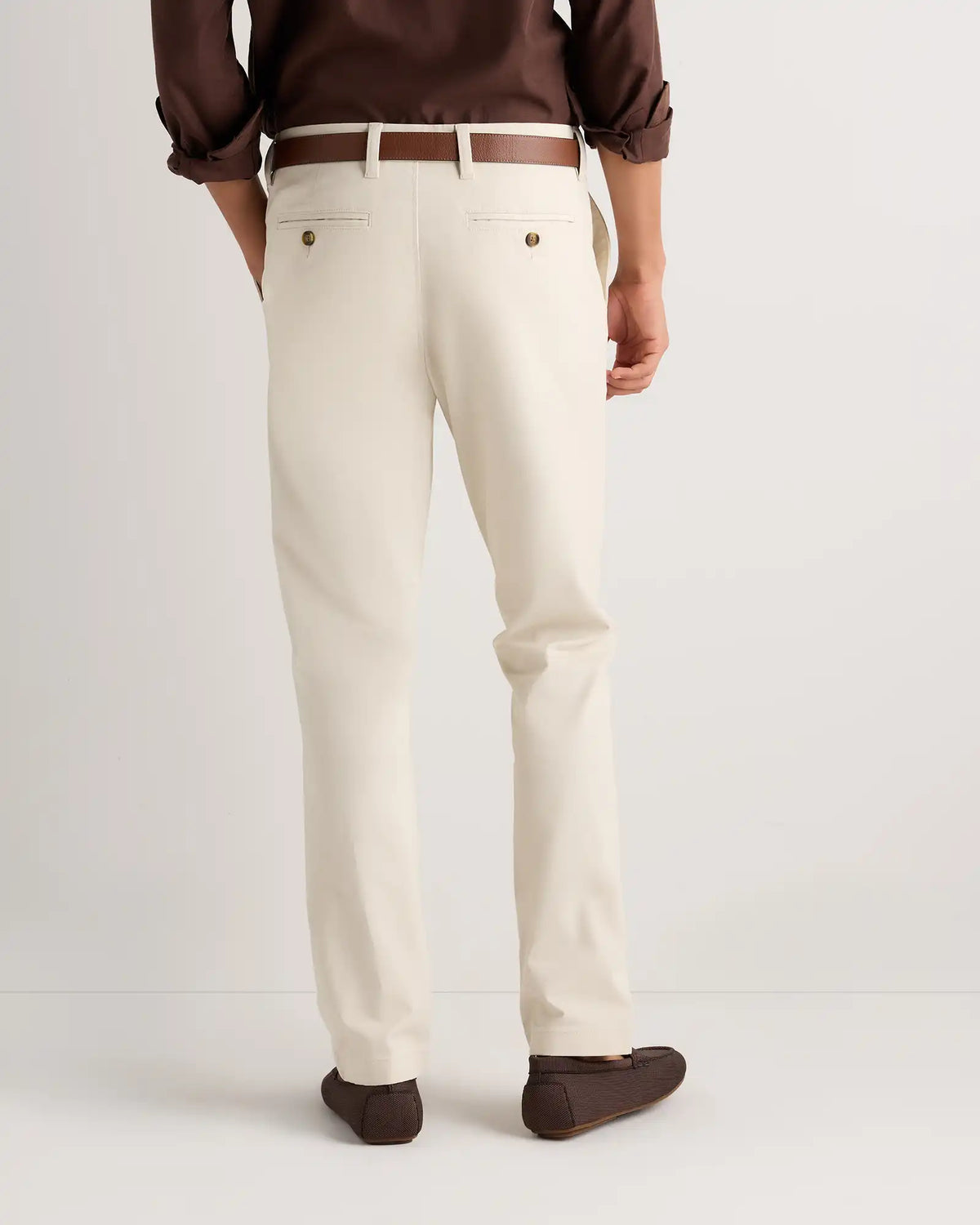 Organic Cotton Stretch Chino Pants - Slim