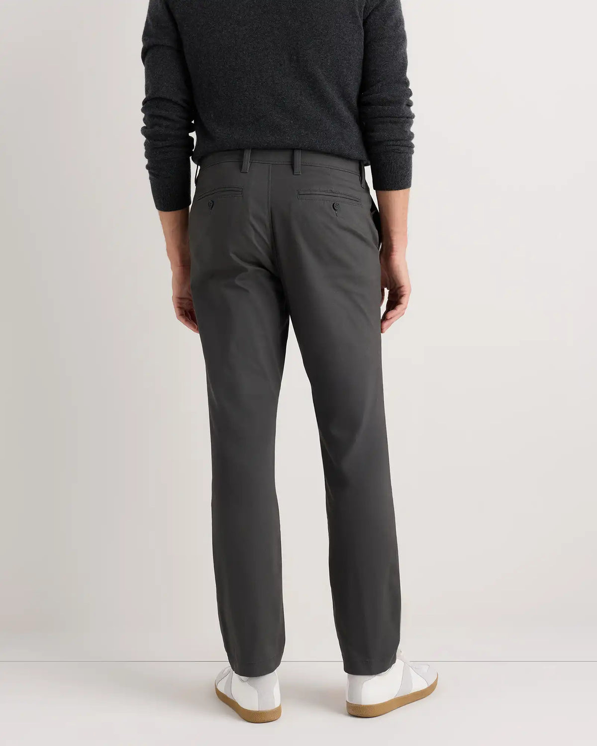 Organic Cotton Stretch Chino Pants - Straight