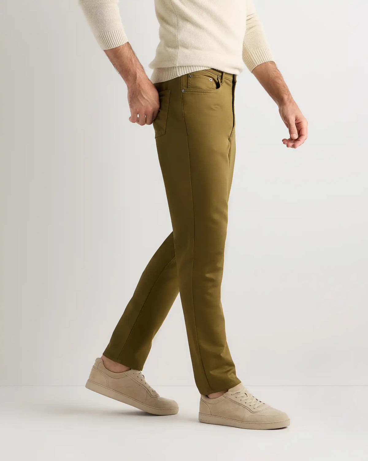 Comfort Stretch Traveler 5-Pocket Pants - Athletic Tapered