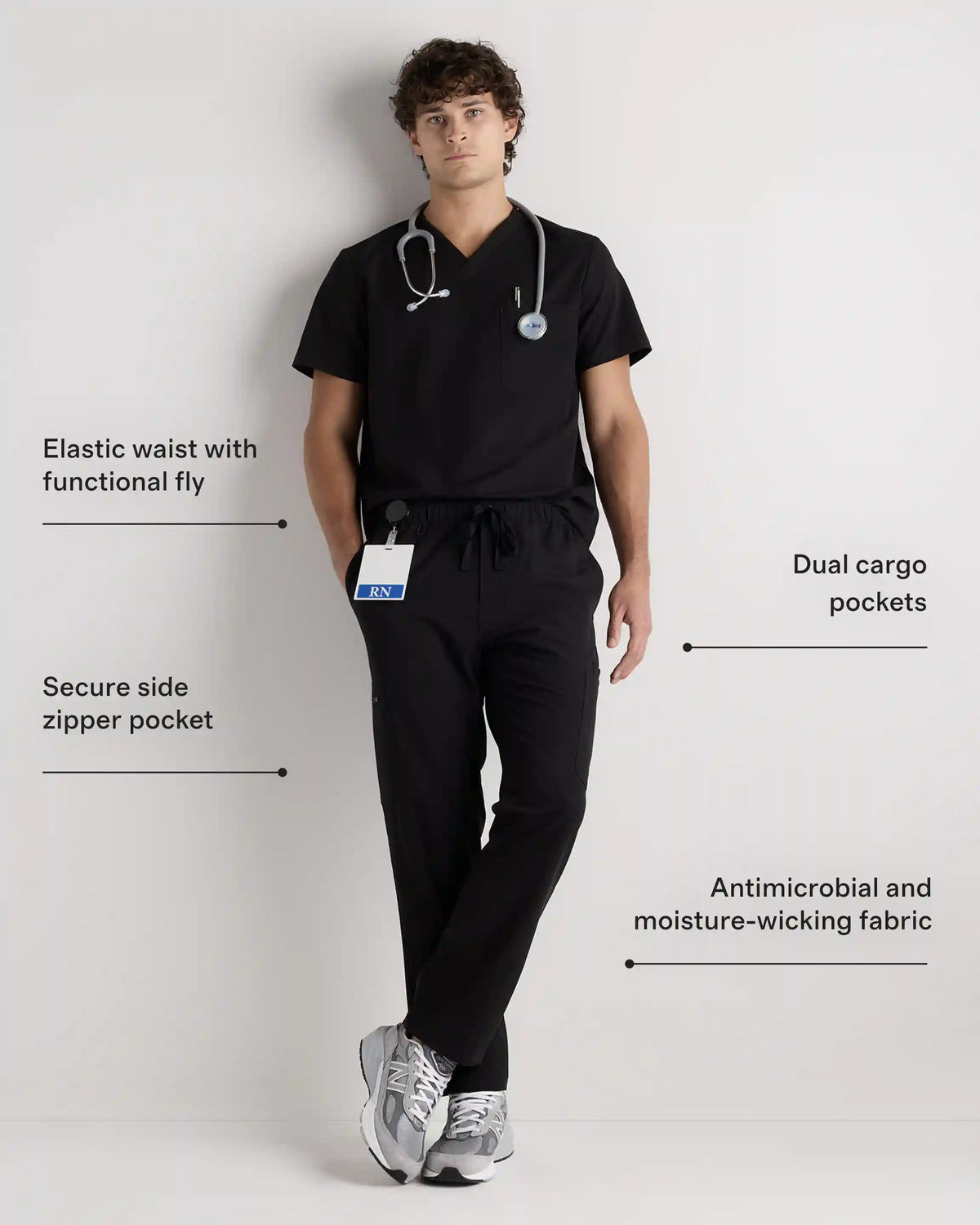 AeraFlex Scrub Cargo Pants