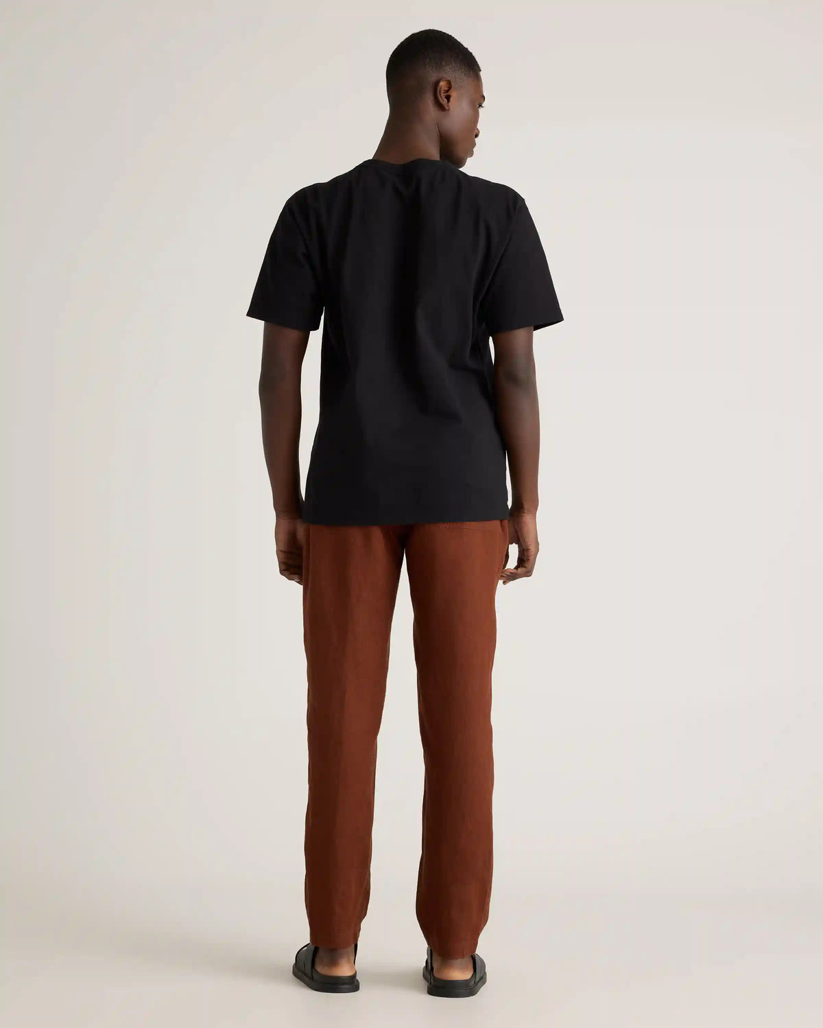 100% European Linen Drawstring Beach Pants