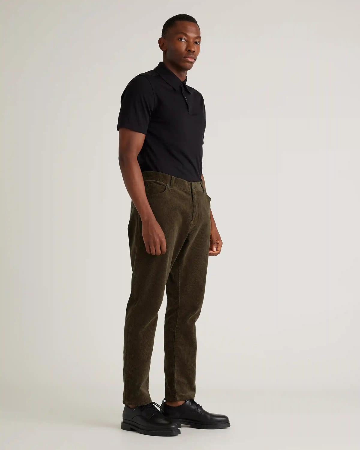 Organic Stretch Corduroy 5-Pocket Pants
