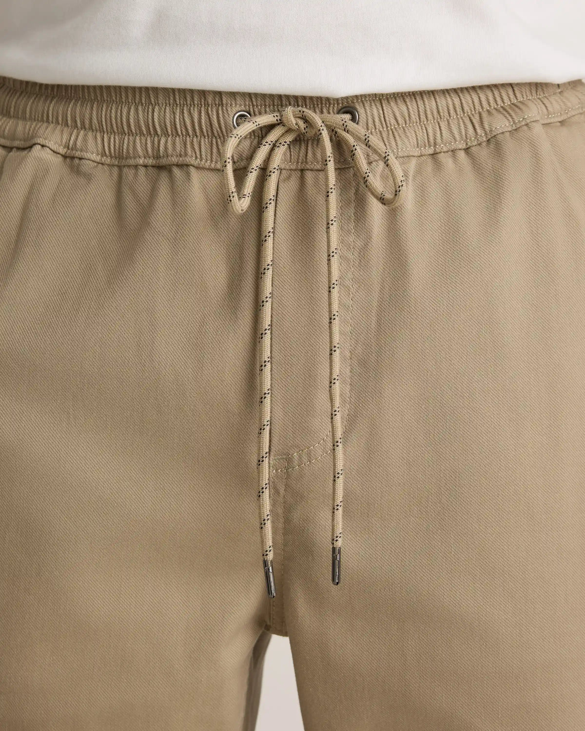 Cotton Chino Drawstring Pants