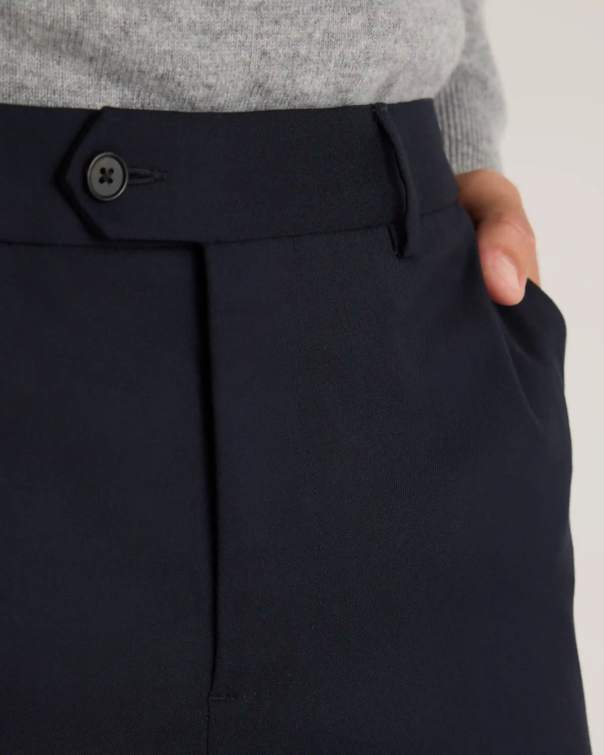 Stretch Wool Dress Pants - Slim