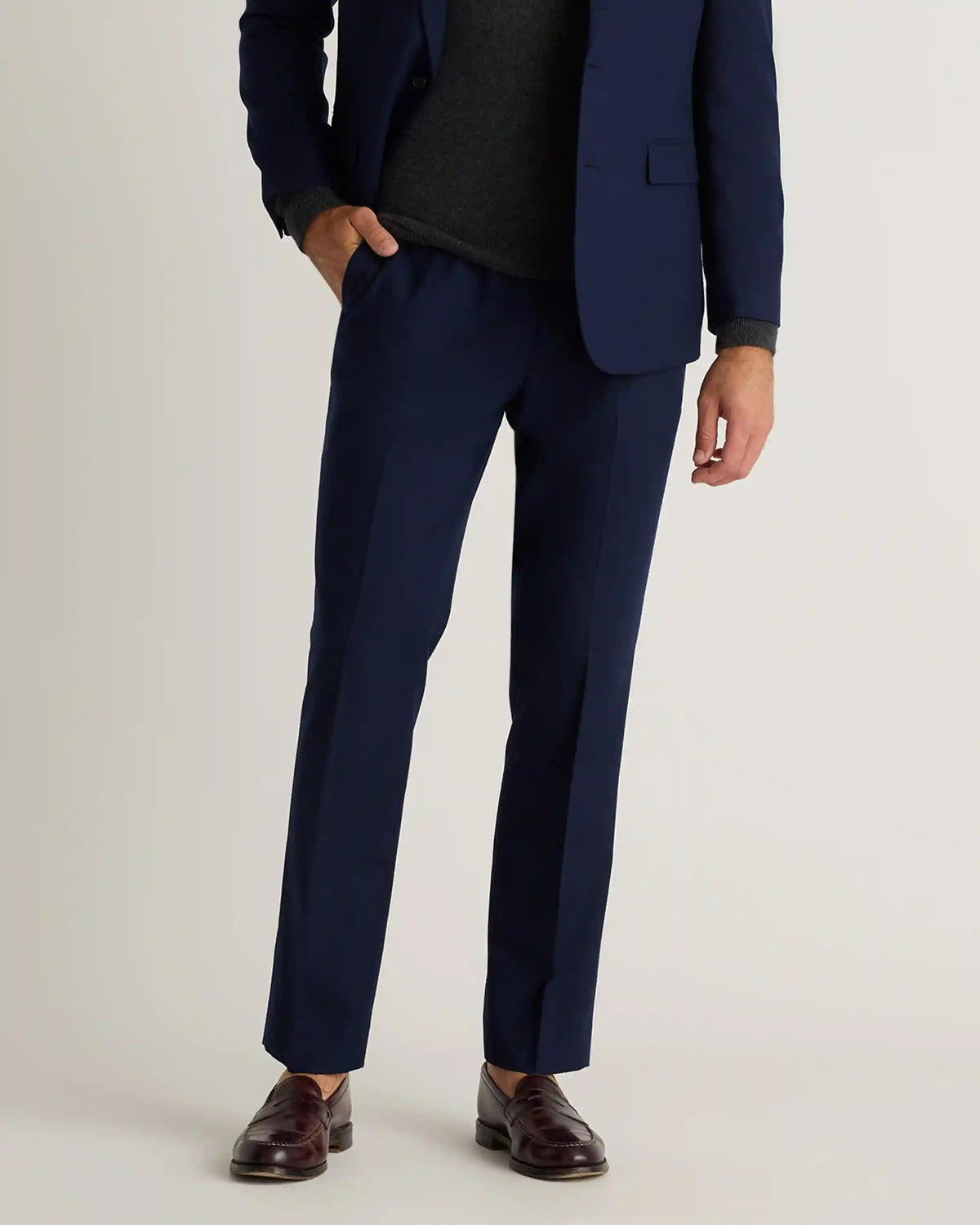 Stretch Wool Dress Pants - Slim
