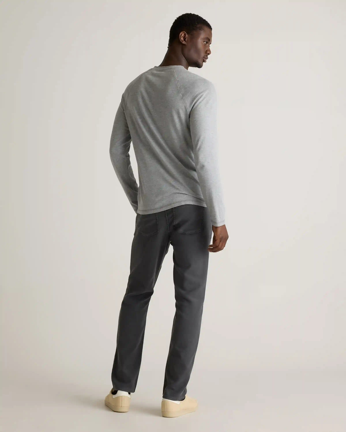 French Terry 5-Pocket Pants - Slim