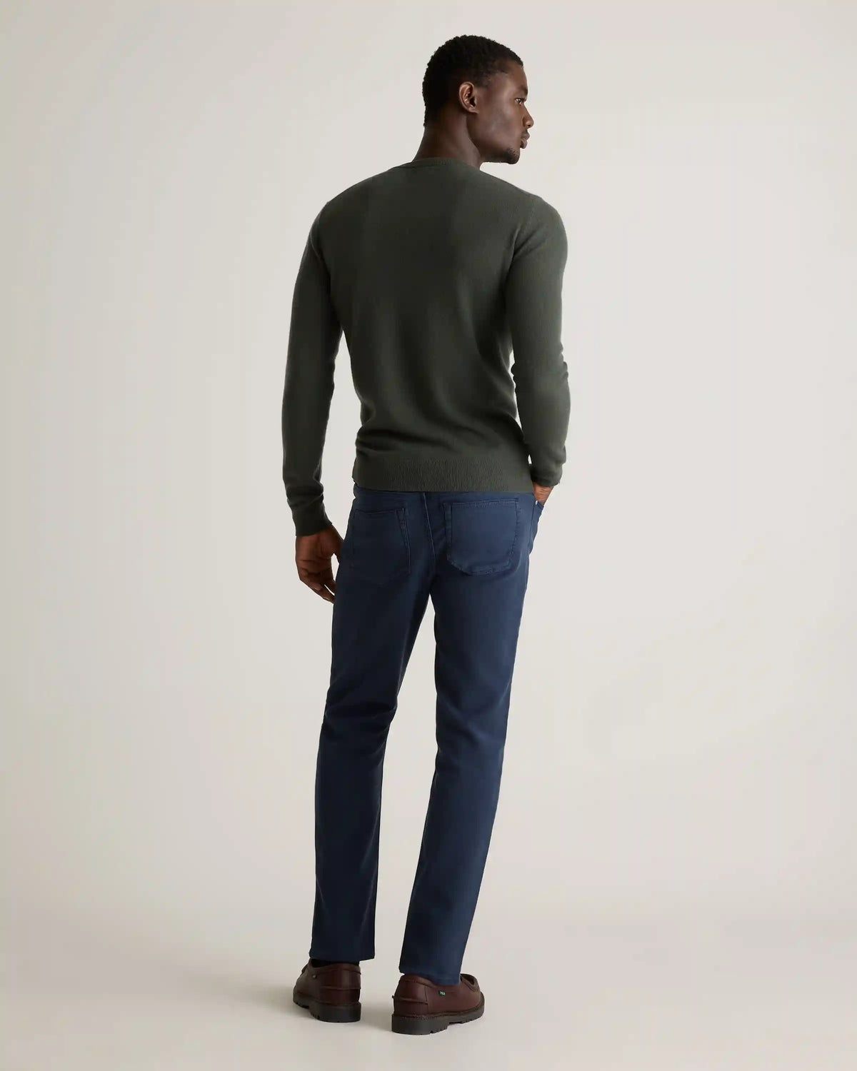 French Terry 5-Pocket Pants - Slim