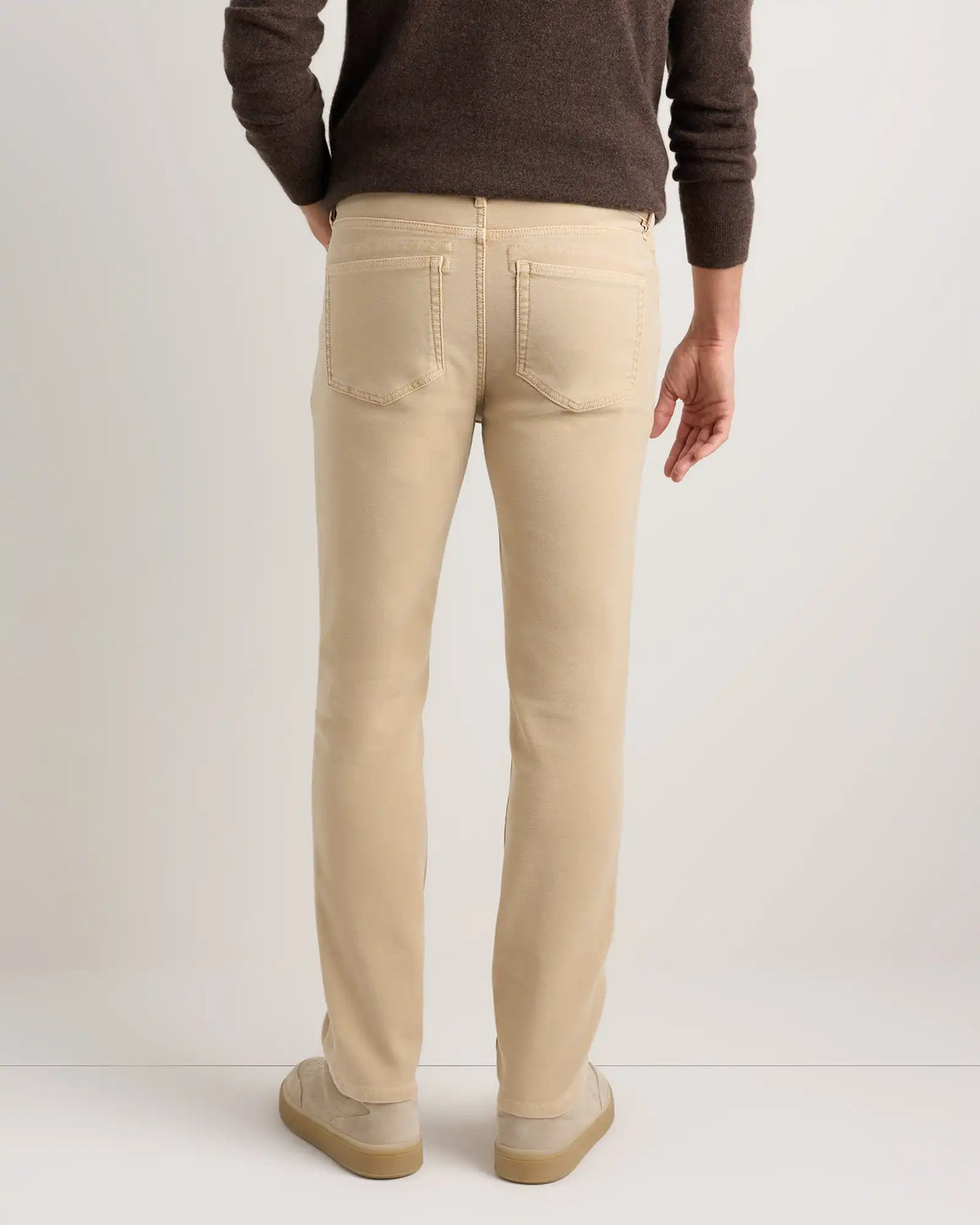 French Terry 5-Pocket Pants - Slim
