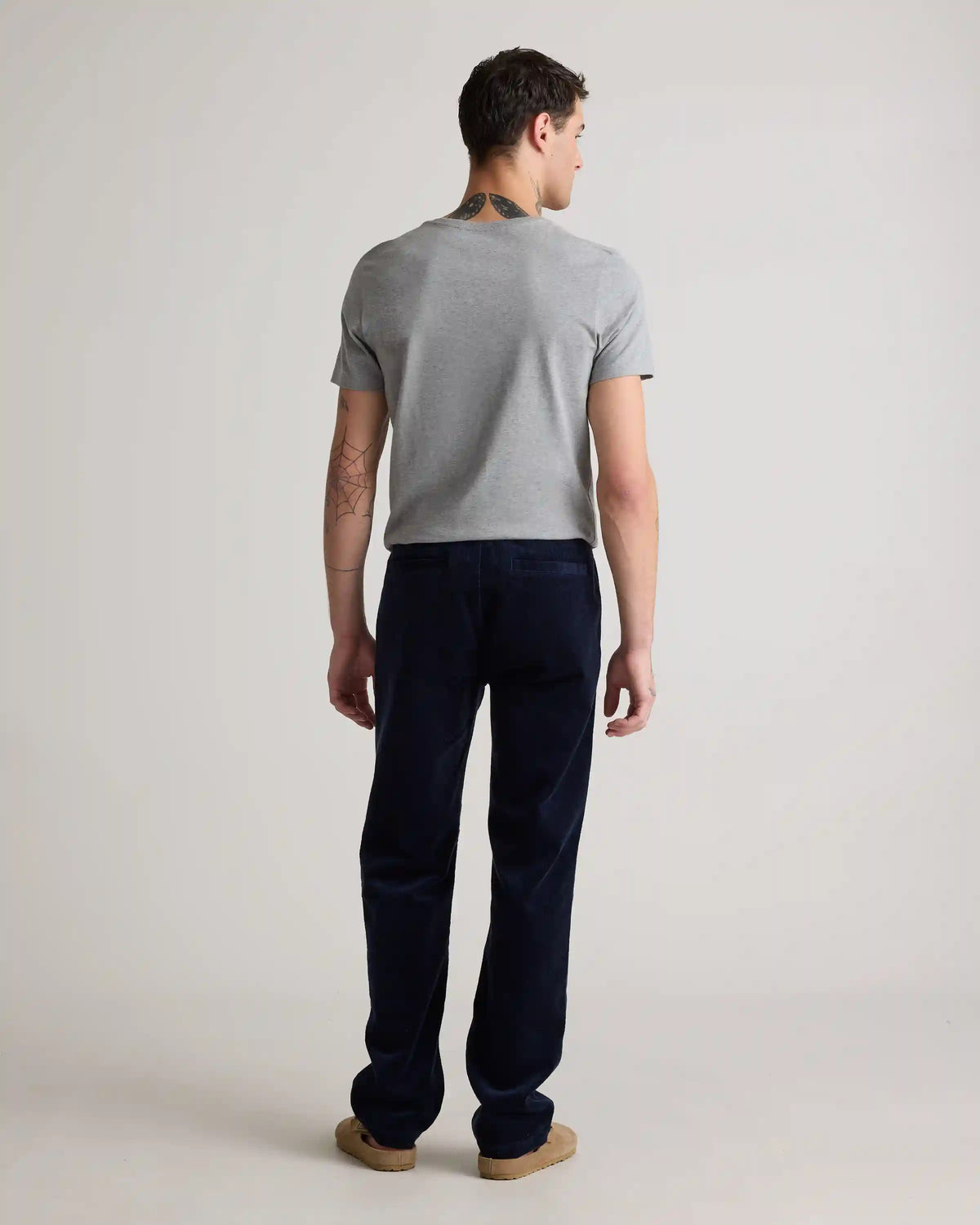 Organic Stretch Corduroy Drawstring Trousers