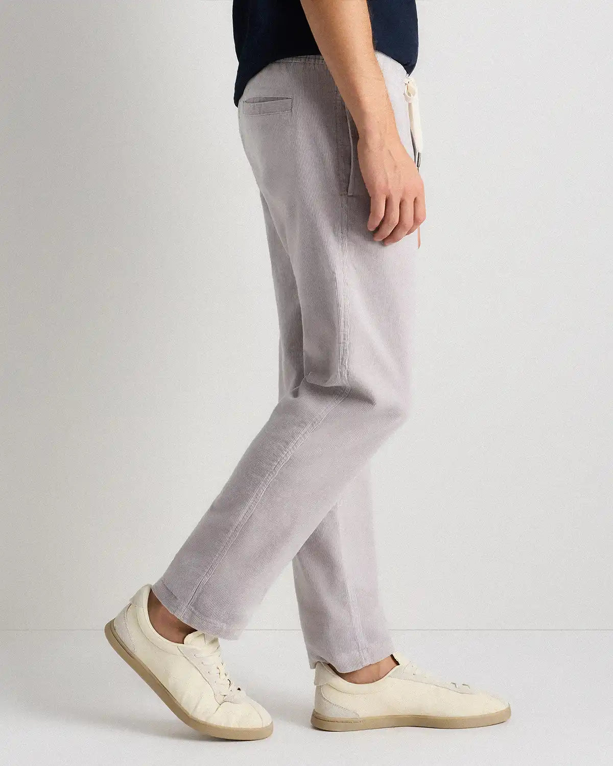 Organic Stretch Corduroy Drawstring Trousers