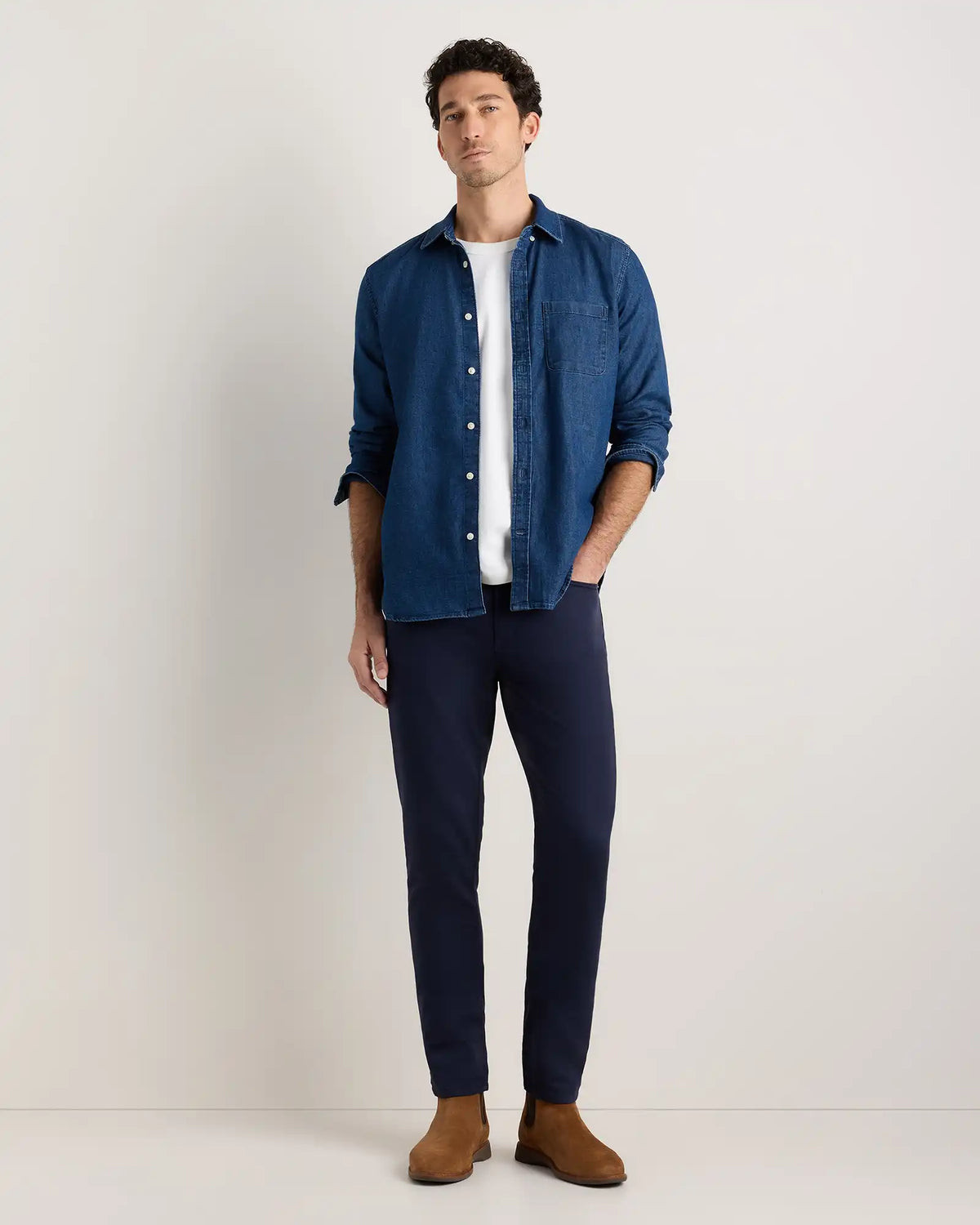 Comfort Stretch Traveler 5-Pocket Pants - Slim