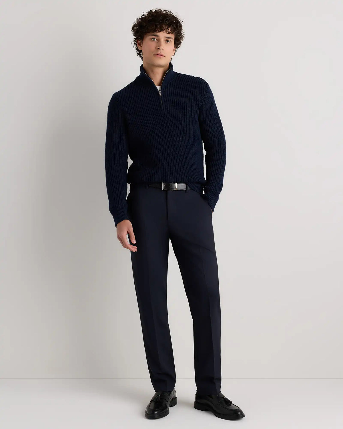 Stretch Wool Dress Pants - Straight