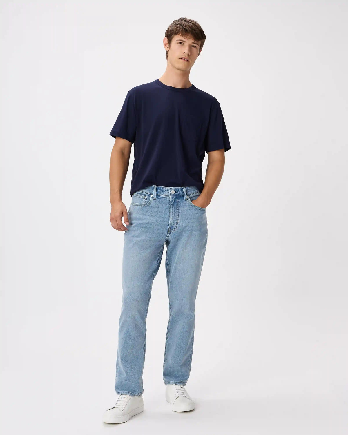 Warren Stretch Athletic Tapered Jeans