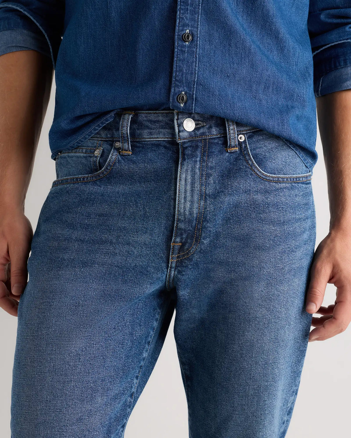 Warren Stretch Athletic Tapered Jeans