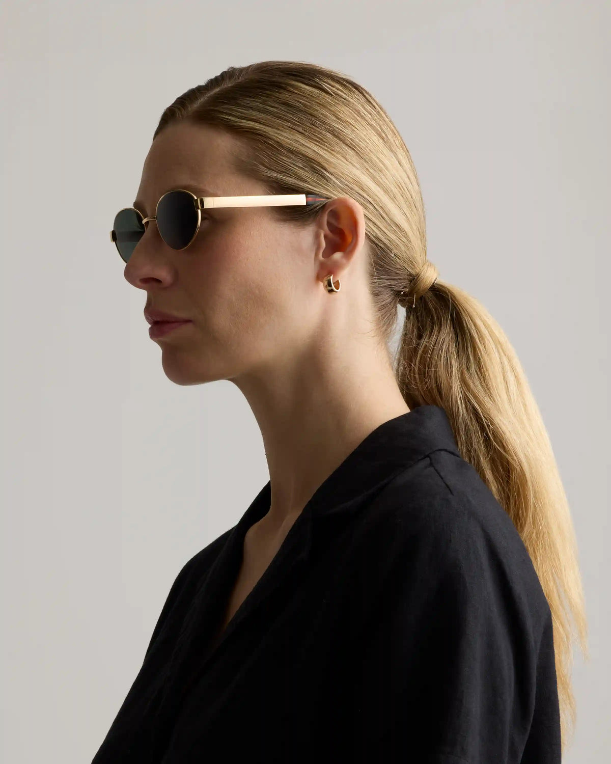 Monaco Polarized Stainless Steel Sunglasses