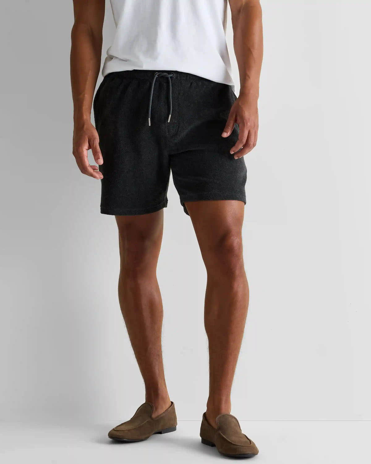 100% Organic Cotton Terry Towel Shorts - 6.5"