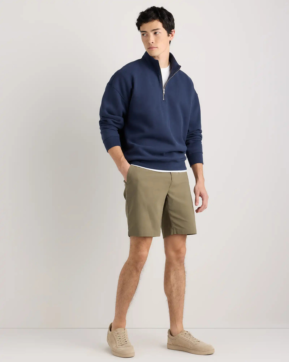 Organic Cotton Coolmax® Chino Shorts - 9"