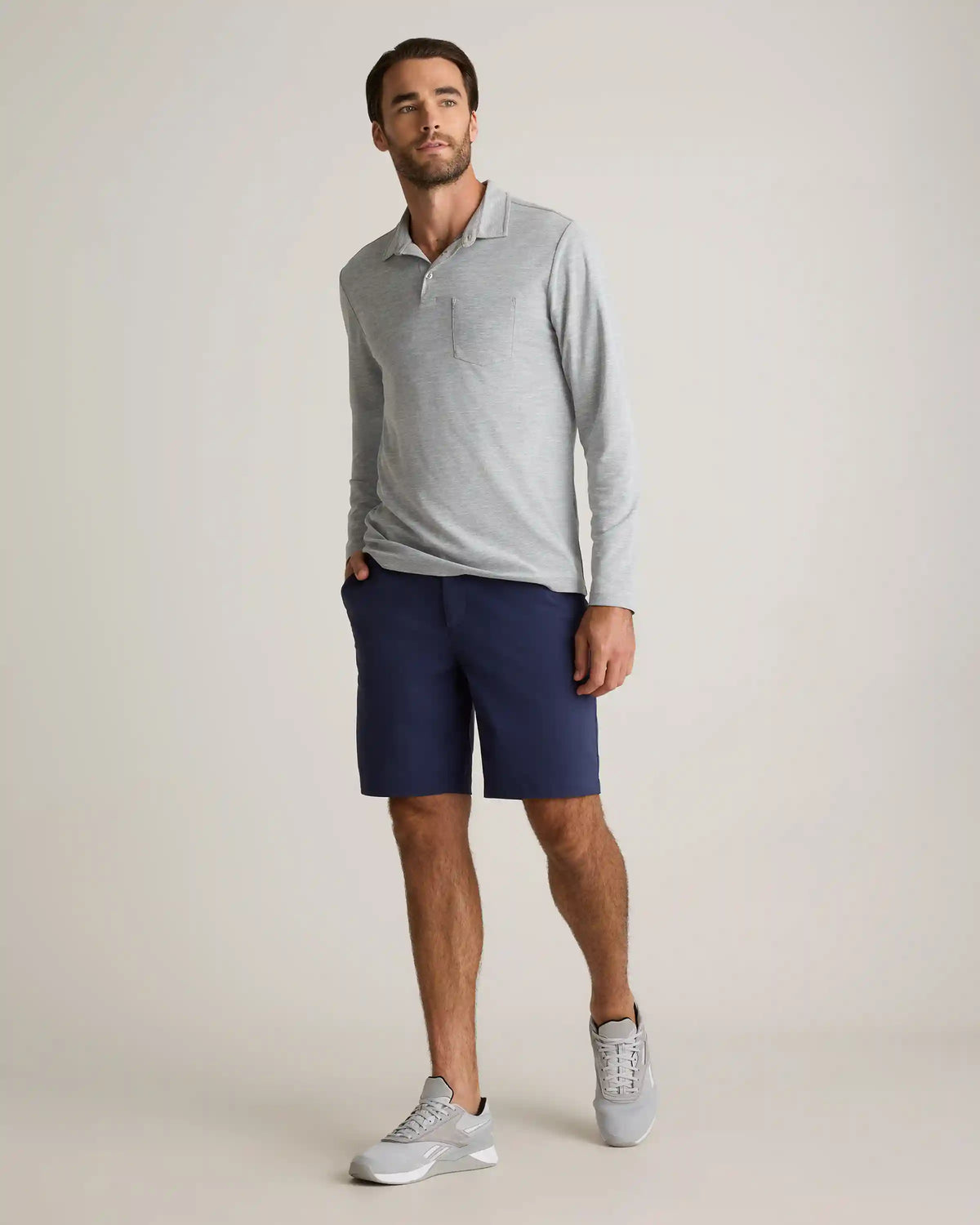 Organic Cotton Coolmax® Chino Shorts - 9"