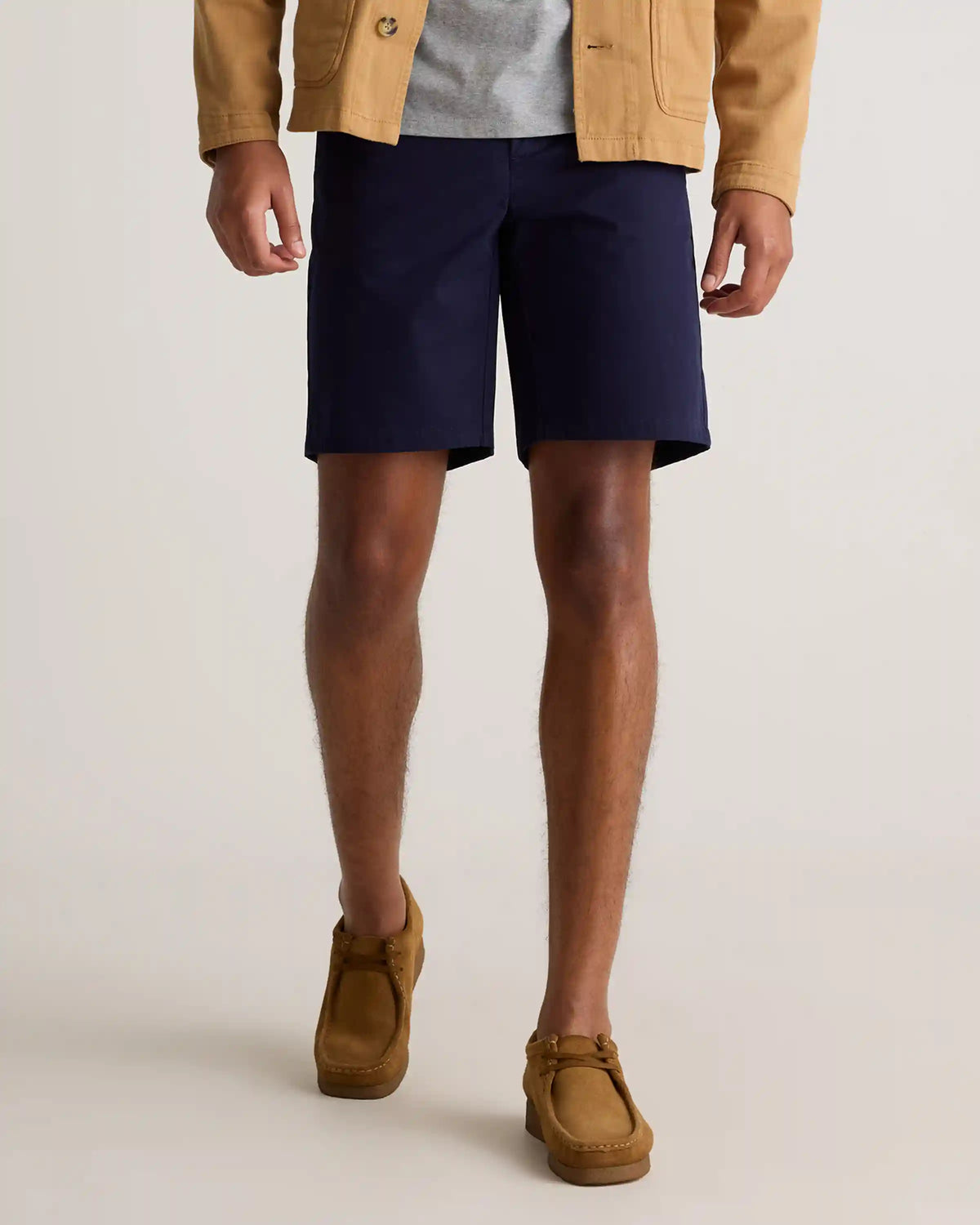 Organic Cotton Classic Stretch Chino Shorts - 9"