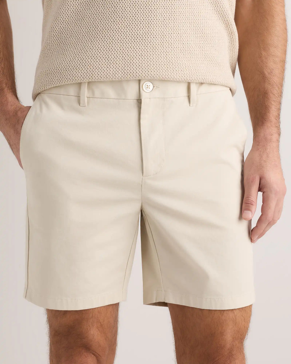 Organic Cotton Classic Stretch Chino Shorts - 7"