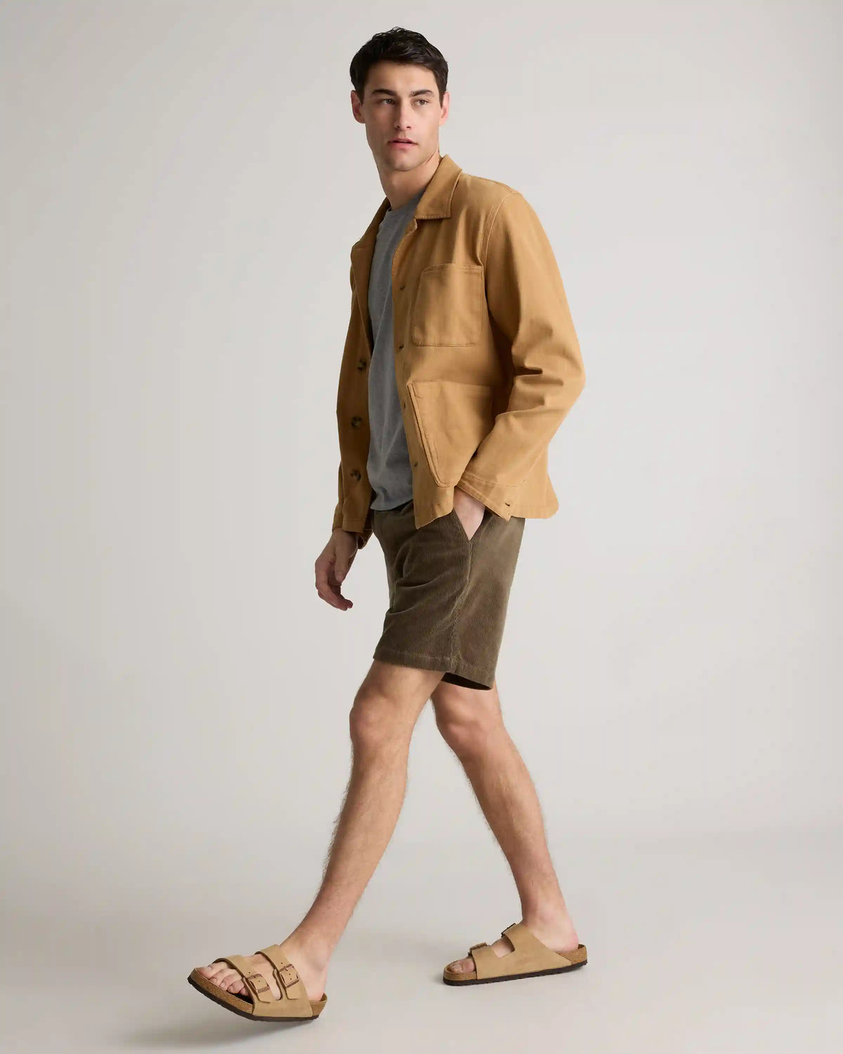 Organic Stretch Corduroy Shorts - 6"