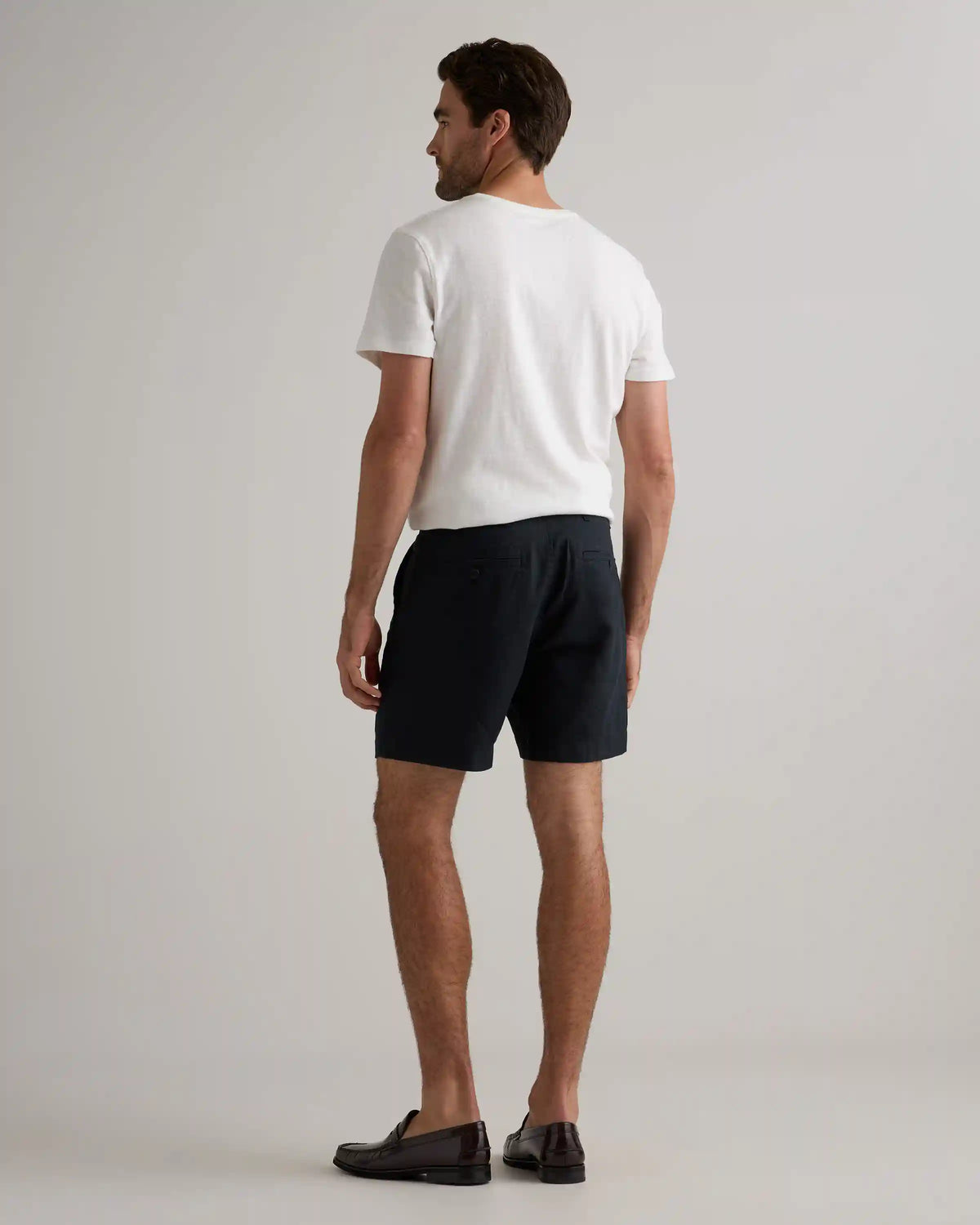 100% European Linen Trouser Shorts - 7"