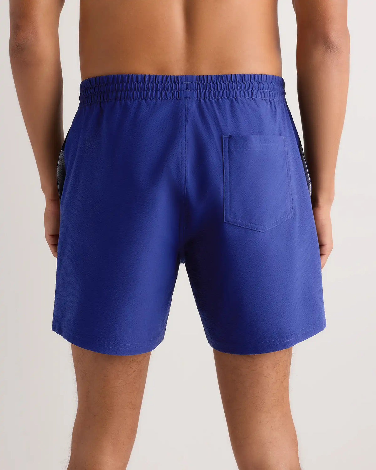 Seersucker Swim Trunks - 5.5"