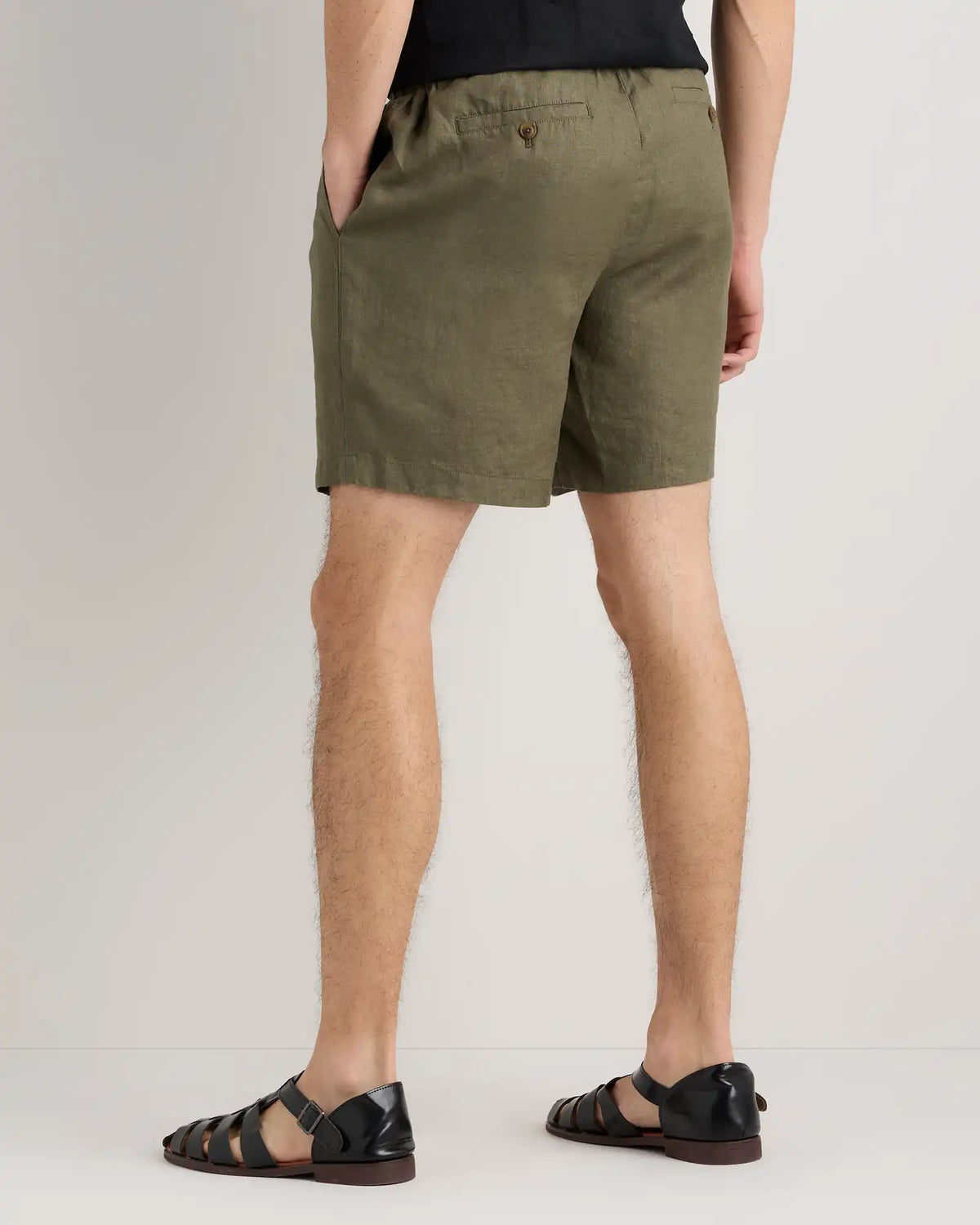 100% European Linen Shorts - 7"