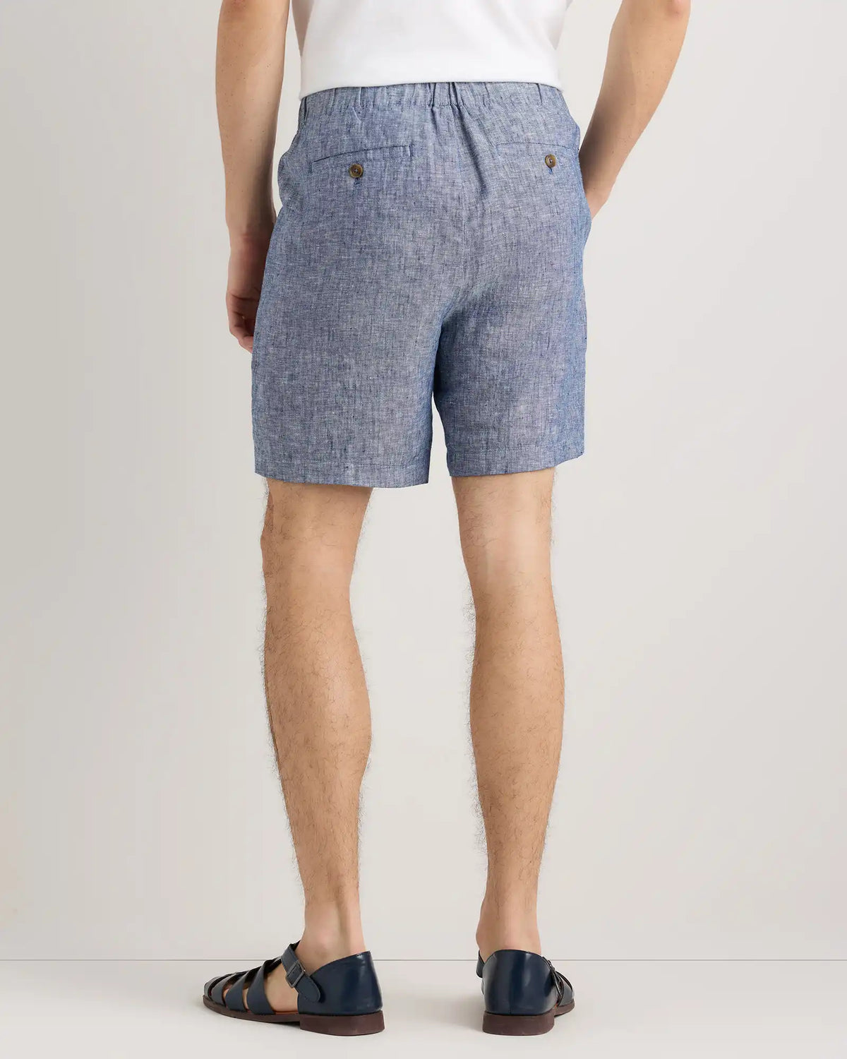 100% European Linen Shorts - 7"