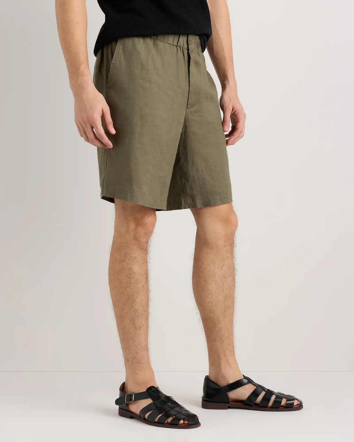 100% European Linen Shorts - 9"